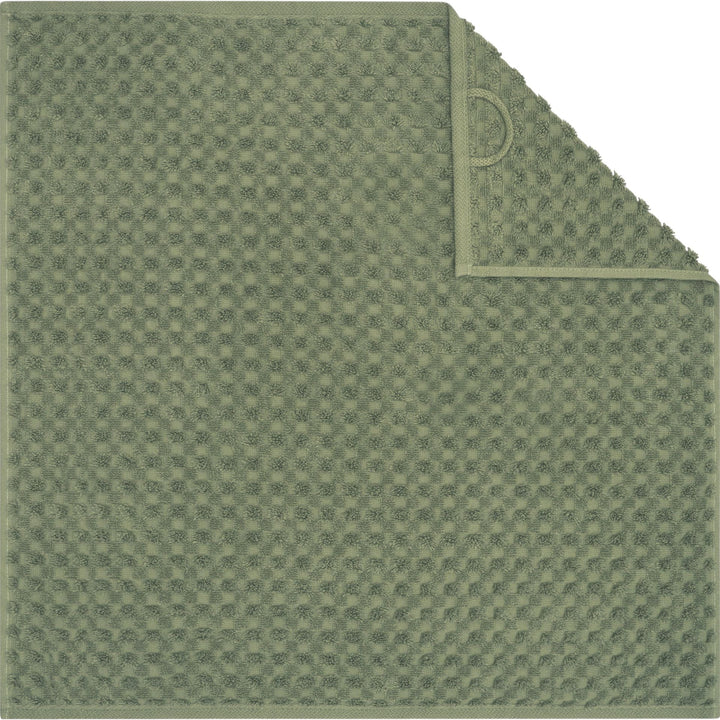 CAW-520-497-s50/50 - Cawö - Küchenfrottiertücher - oliv Uni, 50/50cm