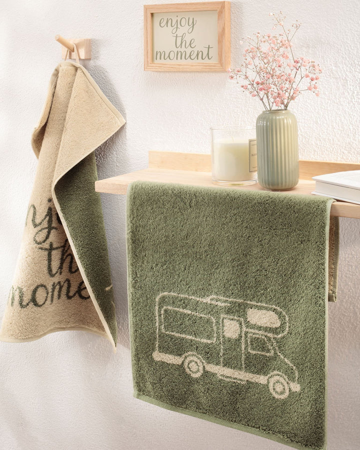 CAW-100-15-s30/50 - Cawö Postcard Towels Camper, Gästehandtuch 30/50cm – Made in Germany