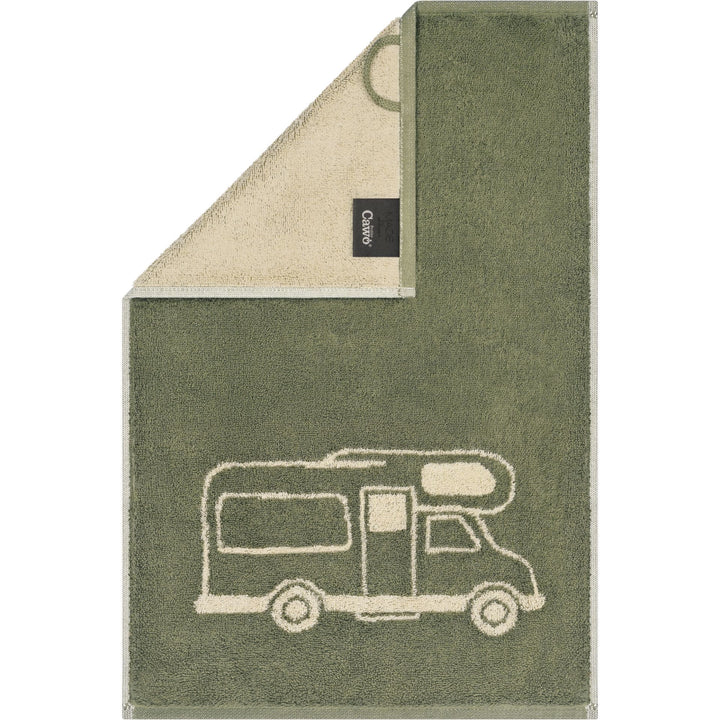 CAW-100-15-s30/50 - Cawö Postcard Towels Camper, Gästehandtuch 30/50cm – Made in Germany