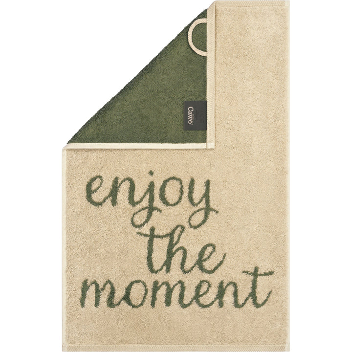 CAW-100-16-s30/50 - Cawö - Postcard Towels, enjoy the moment, 30/50cm