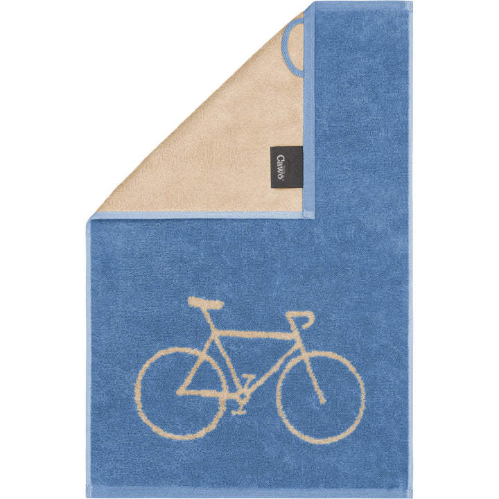 CAW-100-21-s30/50 - Cawö - Postcard Towels, Fahrrad capri, 30/50cm - Made in Germany