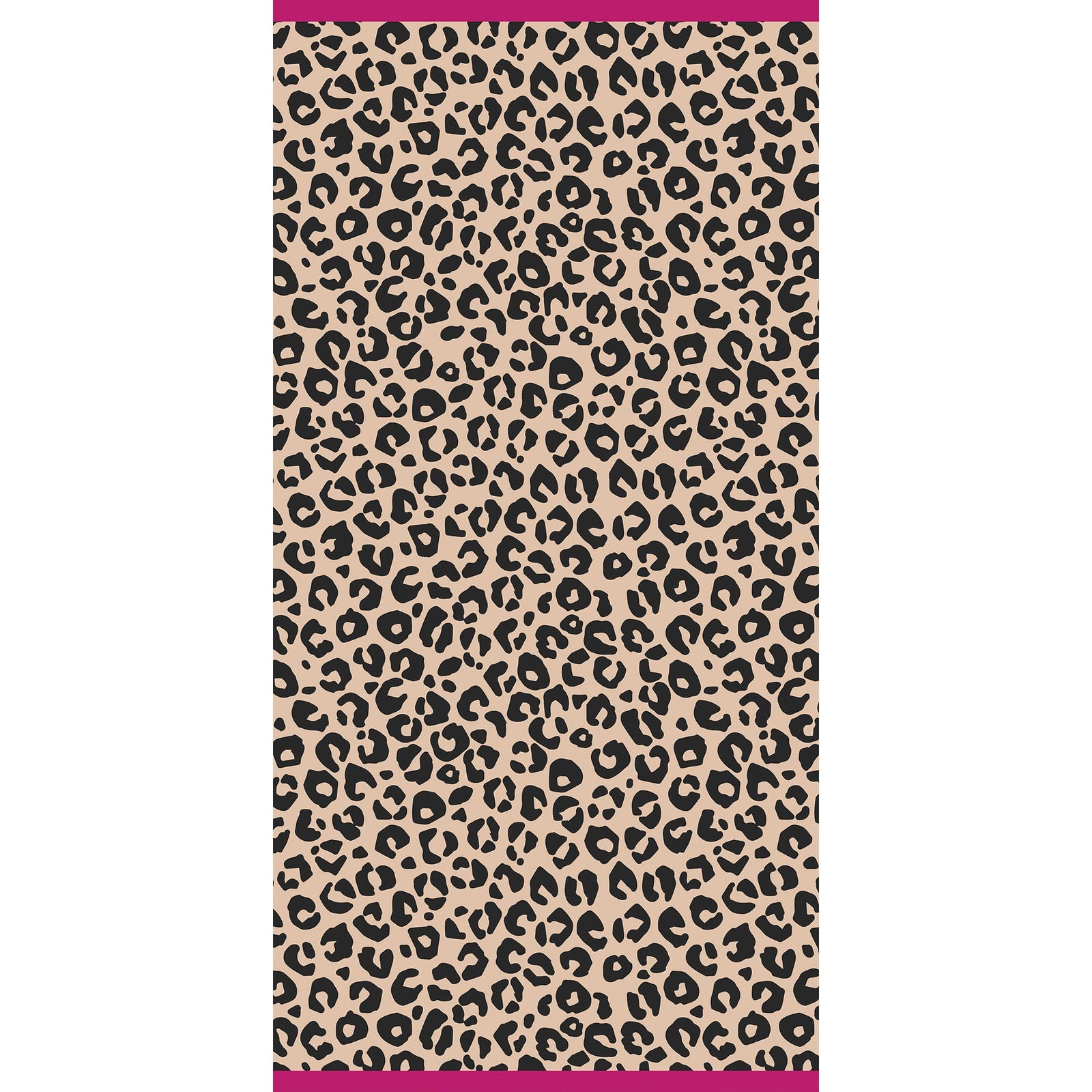 CAW-5578-39-s90/180 - Cawö - Strandtuch, Beach Leo, natural, 90/180cm