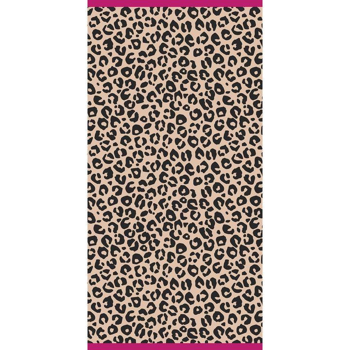 CAW-5578-39-s90/180 - Cawö - Strandtuch, Beach Leo, natural, 90/180cm