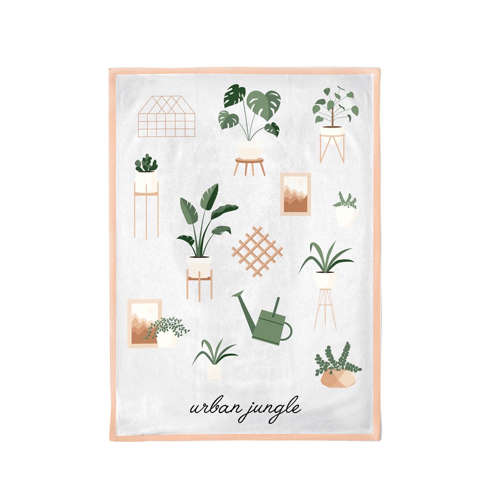 CHI-OKT117 - chic - mic 'Baumwolle kitchen towel - Urban jungle'