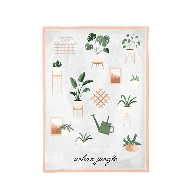 CHI-OKT117 - chic - mic 'Baumwolle kitchen towel - Urban jungle'
