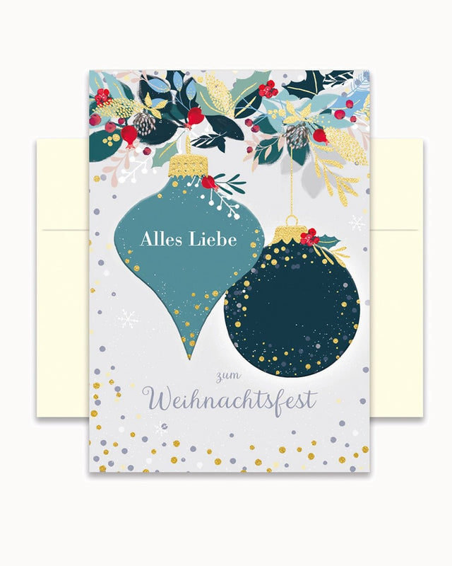 CHI-LT639 - Chic.mic, Doppelkarte mit Umschlag "Alles Liebe zum Weihnachtsfest"