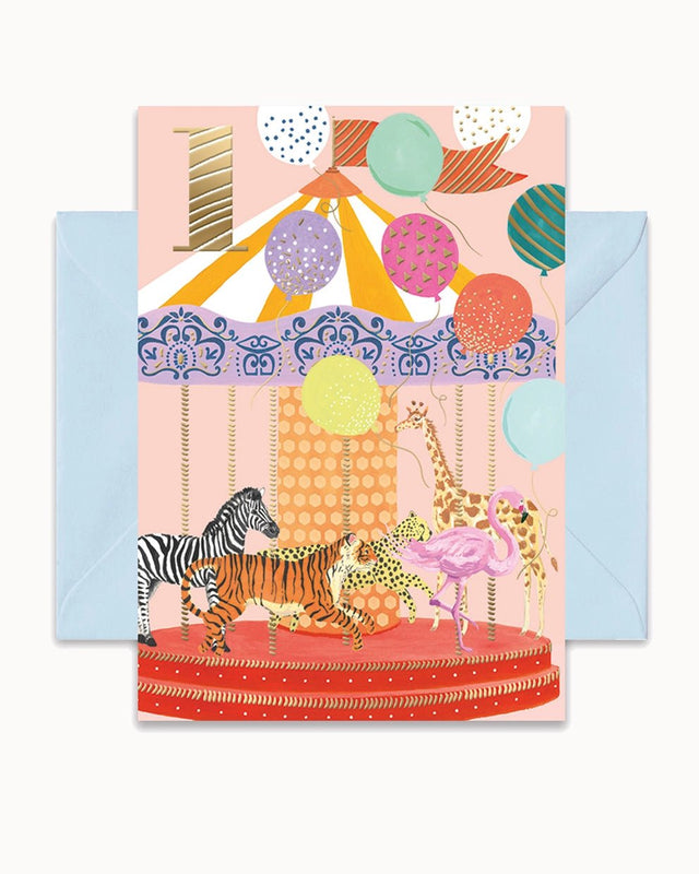 CHI - LT339 - Chic.mic, Doppelkarte mit Umschlag "First Birthday"