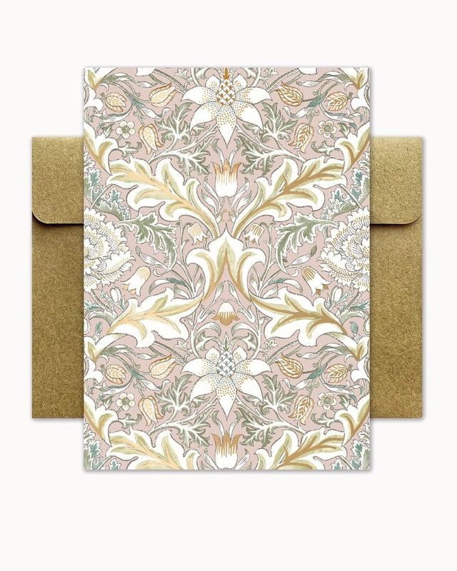 chi - LT297 - Chic.mic, Doppelkarte mit Umschlag "Rose Pattern"