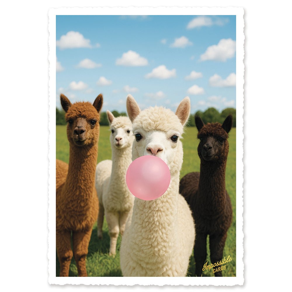 CHI-IC280 - chic.mic - Impossible Card Postkarte - Alpaka