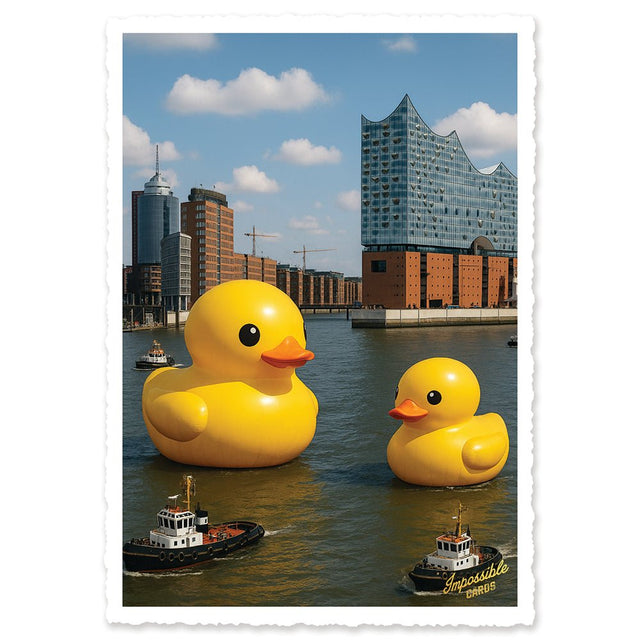 CHI-IC214 - chic.mic - Impossible Card Postkarte - Badeente