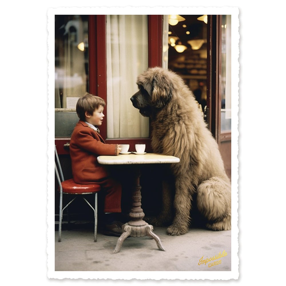 CHI-IC234 - chic.mic - Impossible Card Postkarte - coffee date