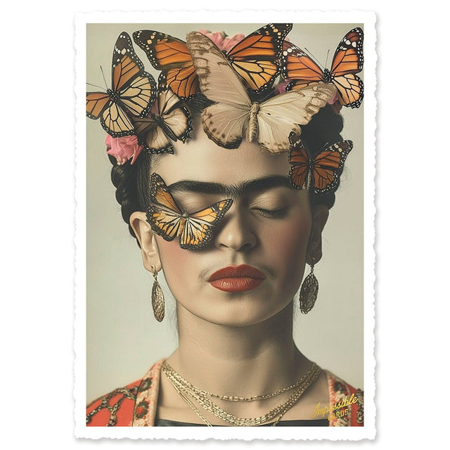 CHI-IC239 - chic.mic - Impossible Card Postkarte - Frida Kahlo