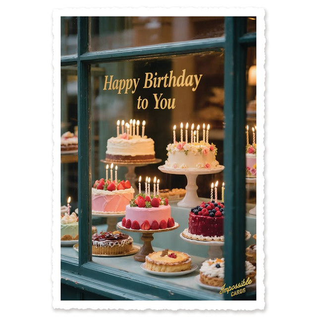 CHI-IC211 - chic.mic - Impossible Card Postkarte - Happy Birthday to you