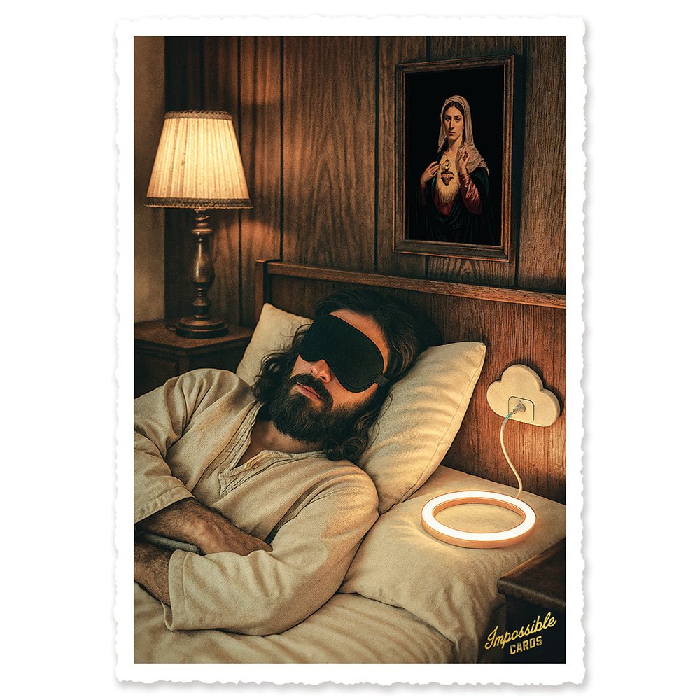 CHI-IC250 - chic.mic - Impossible Card Postkarte - Jesus