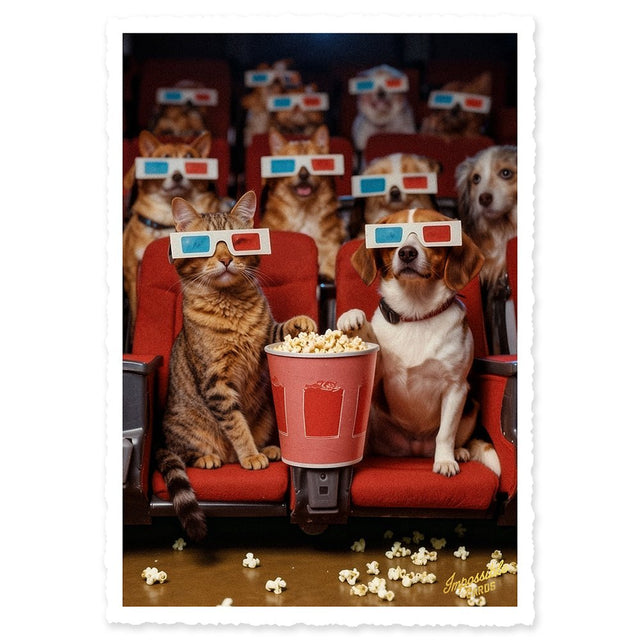 CHI-IC273 - chic.mic - Impossible Card Postkarte - Kino