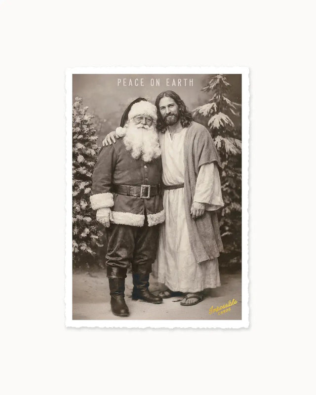 CHI-IC607 - chic.mic Impossible Card Postkarte Peace on Earth – Weihnachtskarte