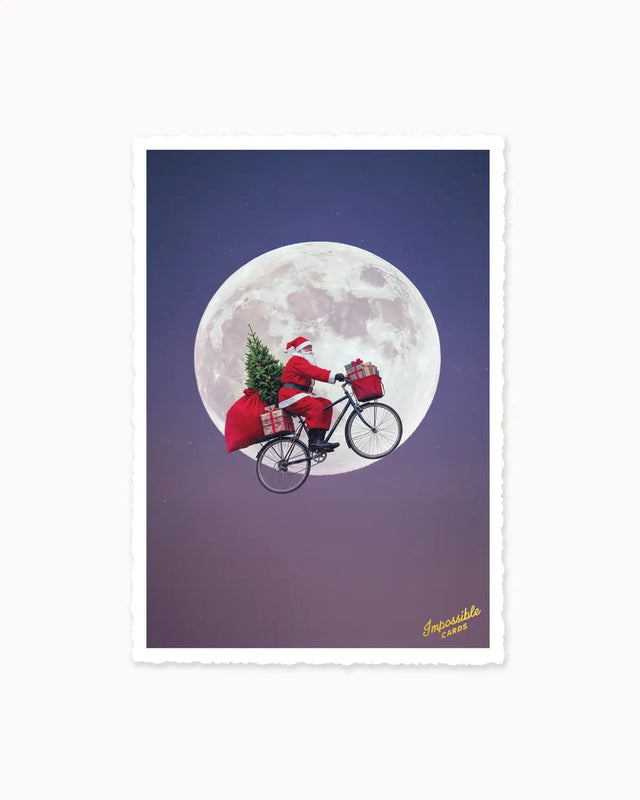 CHI-IC615 - chic.mic Impossible Card Postkarte Santa - Weihnachtskarte