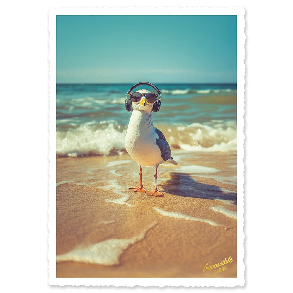 CHI-IC246 - chic.mic - Impossible Card Postkarte - seagull