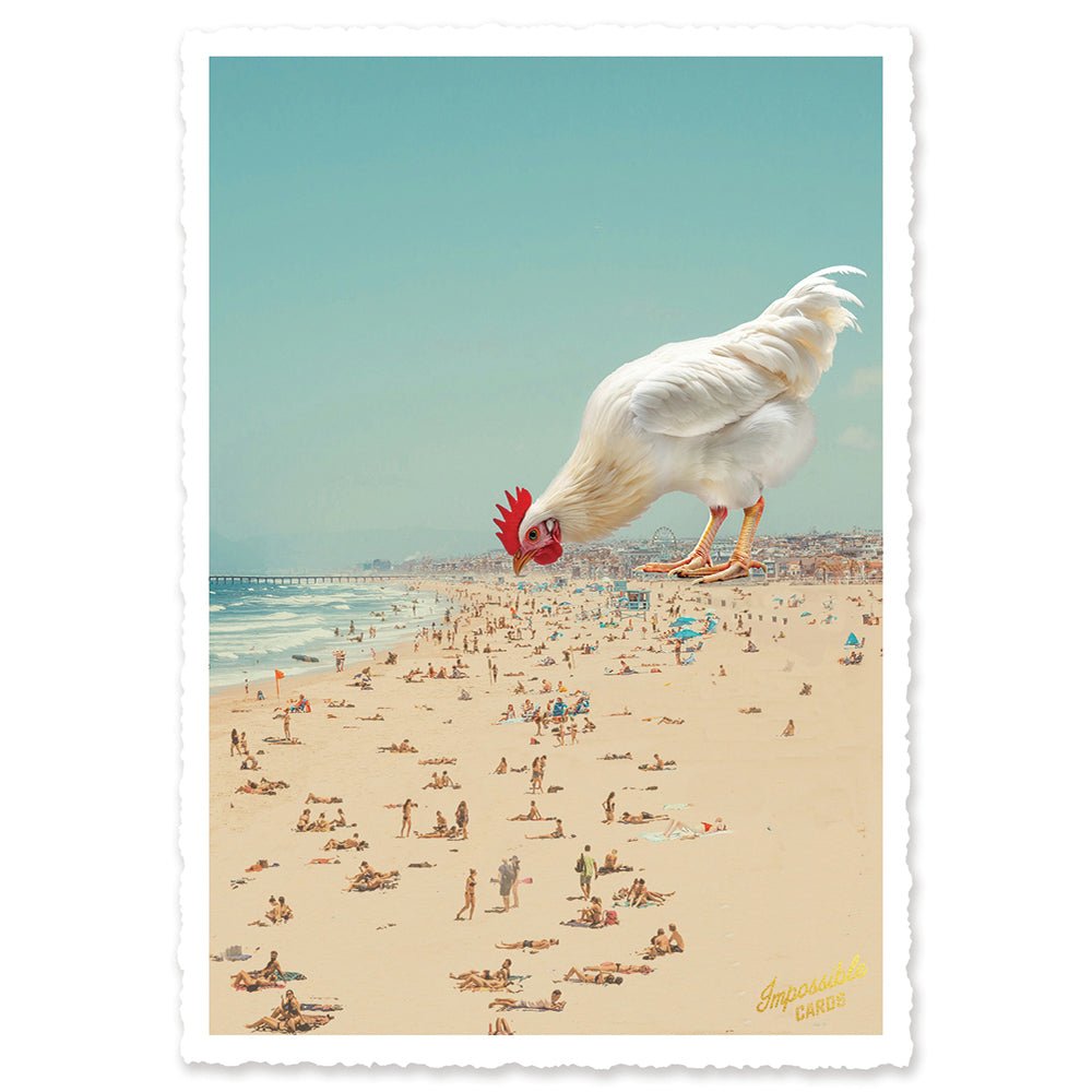 CHI-IC229 - chic.mic - Impossible Card Postkarte - Strandhuhn