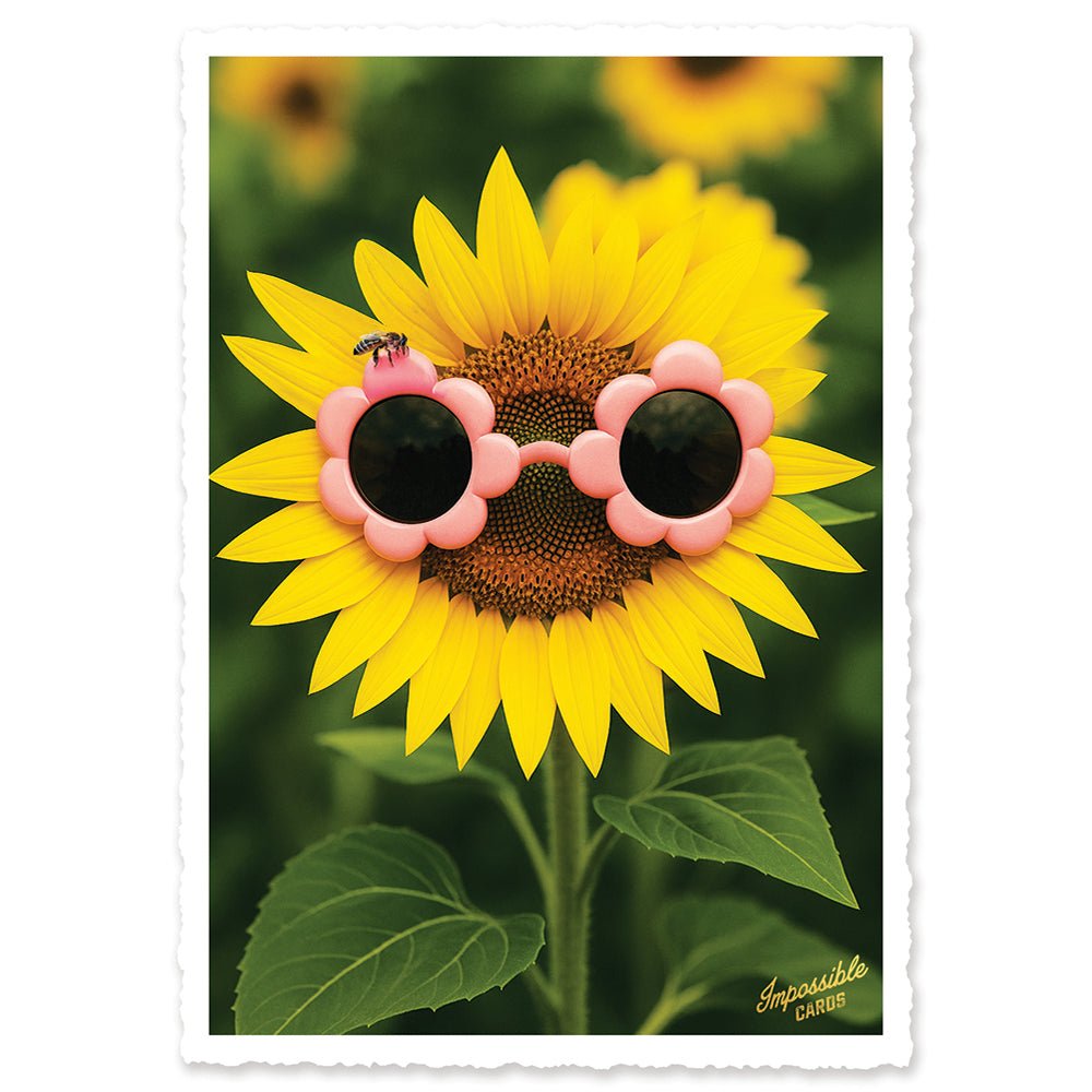 CHI-IC281 - chic.mic - Impossible Card Postkarte - sunflower