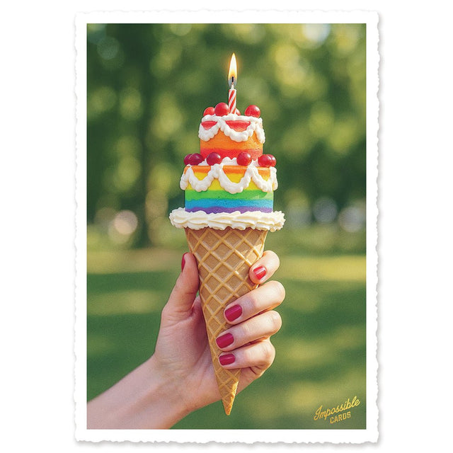 CHI-IC249 - chic.mic - Impossible Card Postkarte - Torteneis