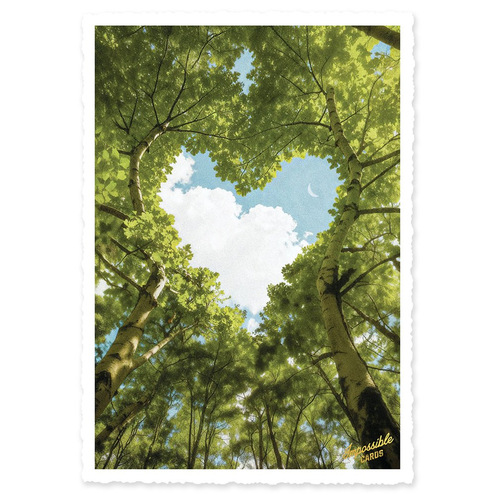 CHI-IC274 - chic.mic - Impossible Card Postkarte - tree heart