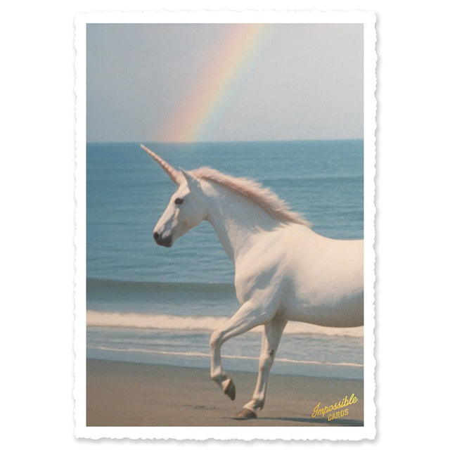 CHI-IC228 - chic.mic - Impossible Card Postkarte - Unicorn