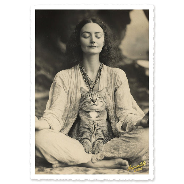 CHI-IC236 - chic.mic - Impossible Card Postkarte - Yoga