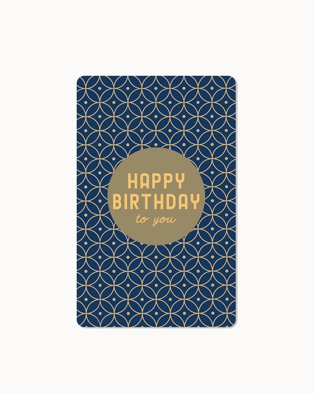 CHI - LC206 - Chic.mic, Luna Postkarte, "Birthday Muster"