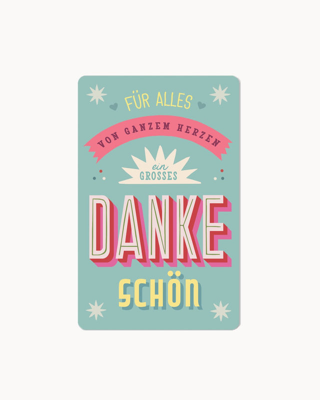 CHI-LC442 - Chic.mic, Lunacard Postkarte "ein großes Dankeschön"