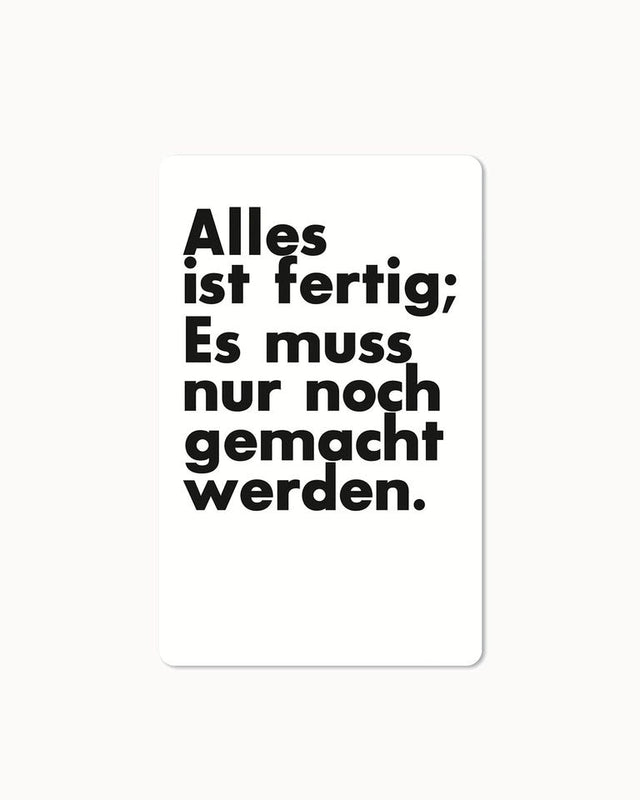 CHI - LC214 - Chic.mic, Lunacard Postkarte "Fertig"