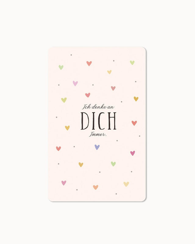 CHI - LC372 - chic.mic - Lunacard Postkarte 'Ich denke an dich'
