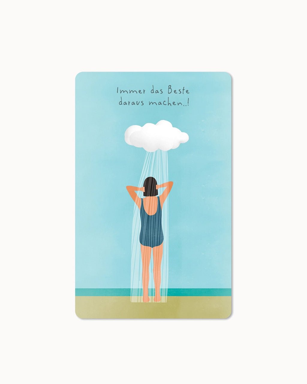 CHI - LC345 - chic.mic - Lunacard Postkarte 'Immer das Beste daraus machen'