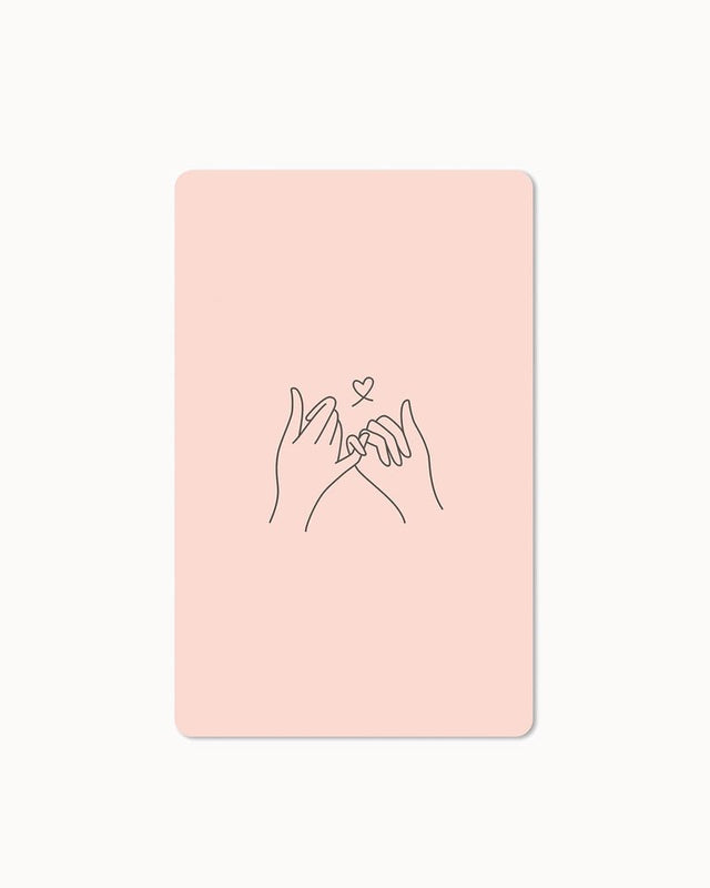CHI - LC234 - Chic.mic, Lunacard Postkarte, "Pinkie promise"