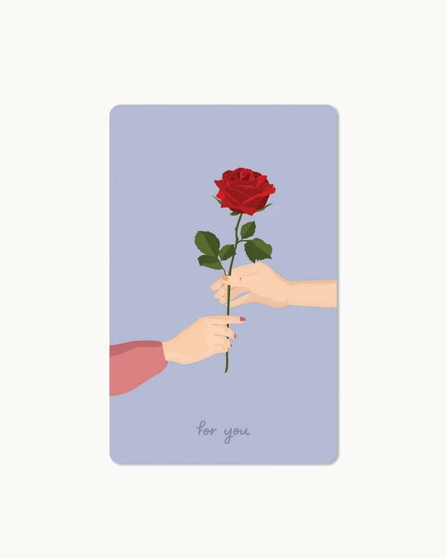 CHI - LC358 - Chic.mic, Lunacard Postkarte, "Rose for you"