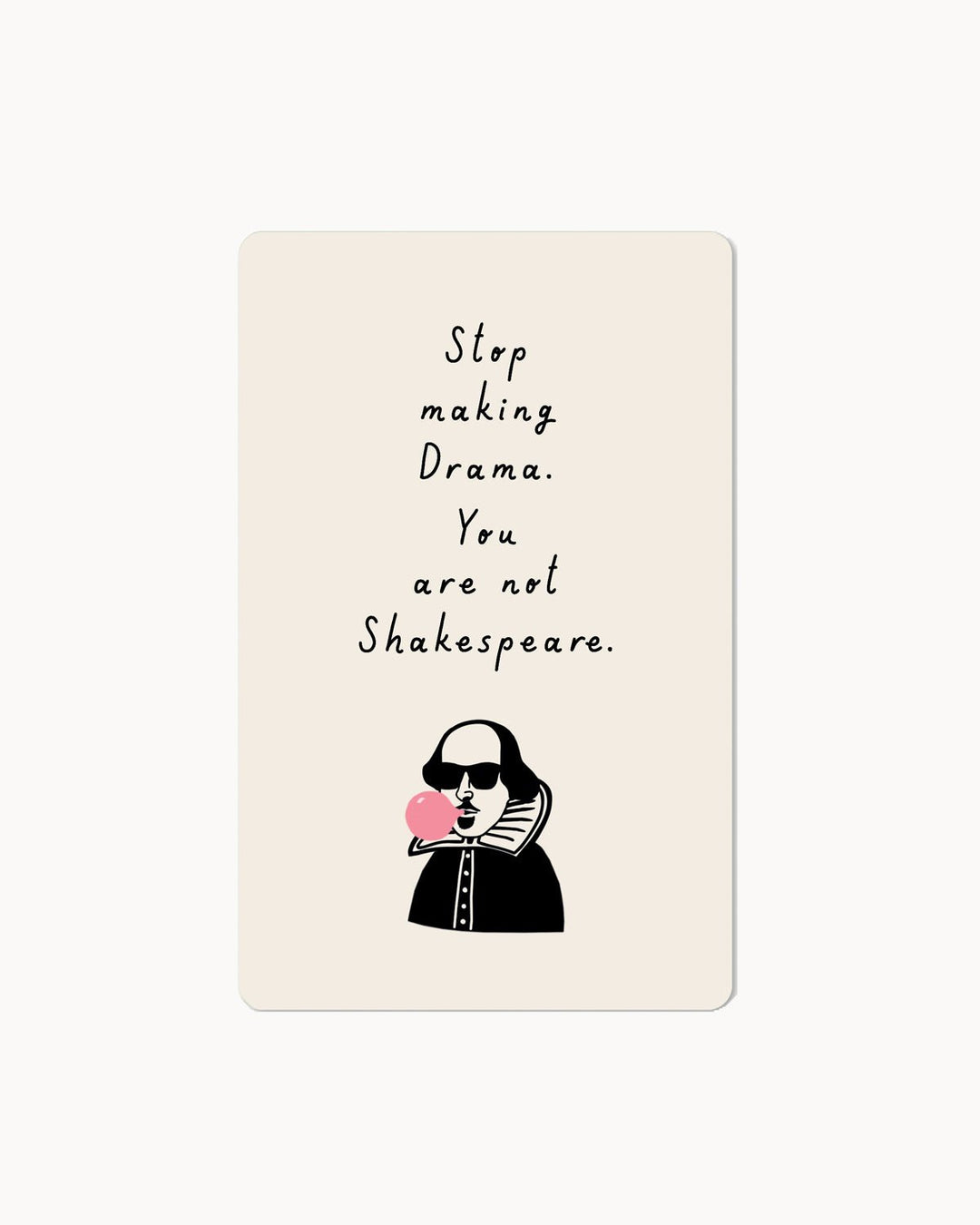 CHI-LC443 - Chic.mic, Lunacard Postkarte "Shakespeare"