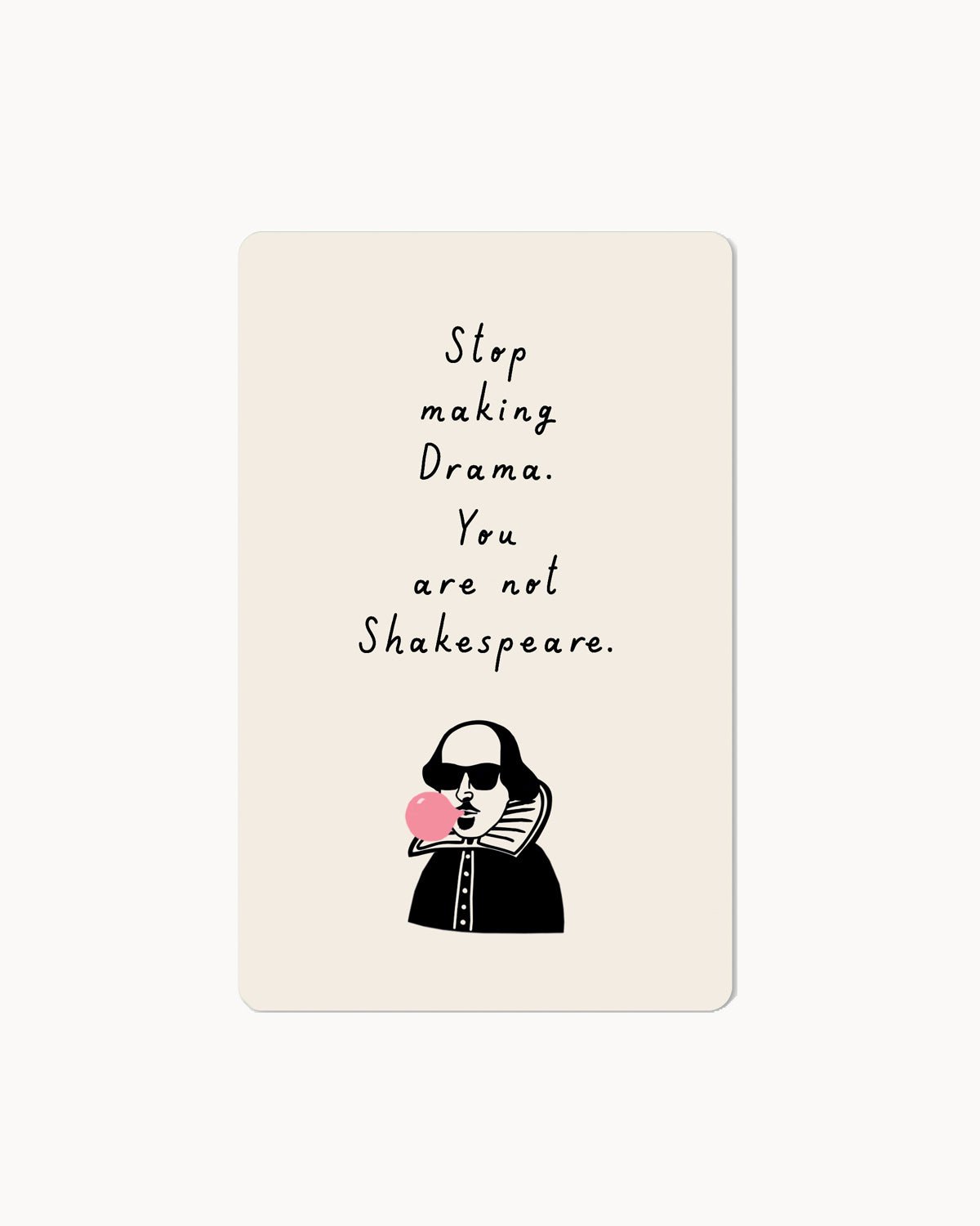 CHI-LC443 - Chic.mic, Lunacard Postkarte "Shakespeare"