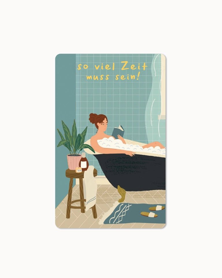 CHI - LC399 - Chic.mic, Lunacard Postkarte "so viel Zeit muss sein"