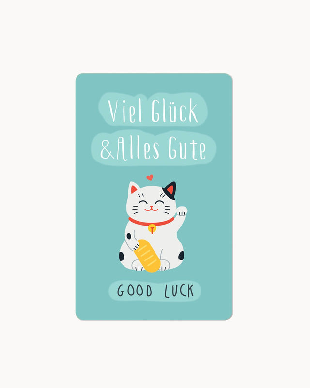 CHI-LC445 - Chic.mic, Lunacard Postkarte "Viel Glück"