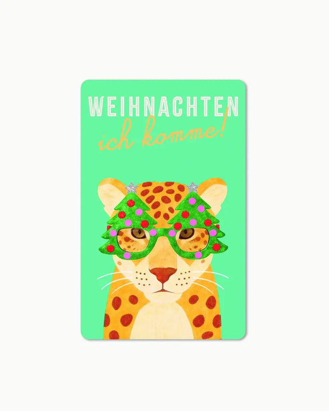 CHI-LC748 - Chic.mic, Lunacard Postkarte Weihnachten ich komme - Weihnachtskarte