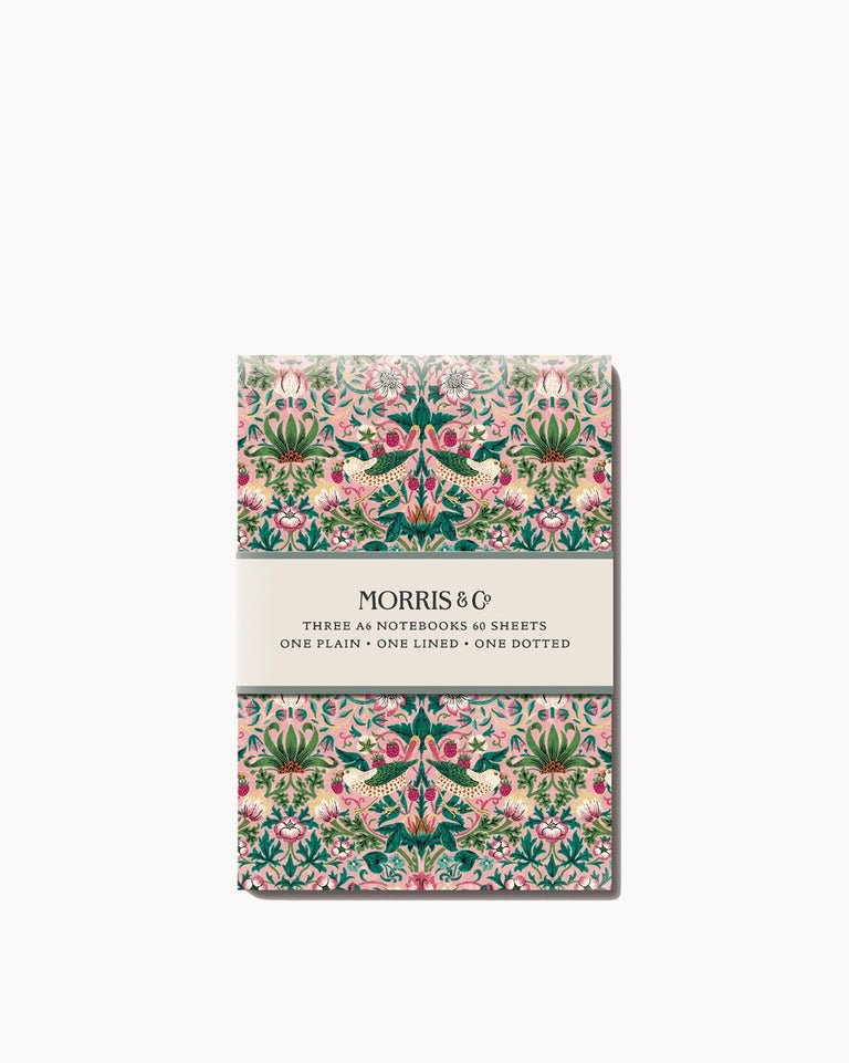CHI - WMS0021 - Chic.mic, Notizbuch A6, 3er Set, William Morris
