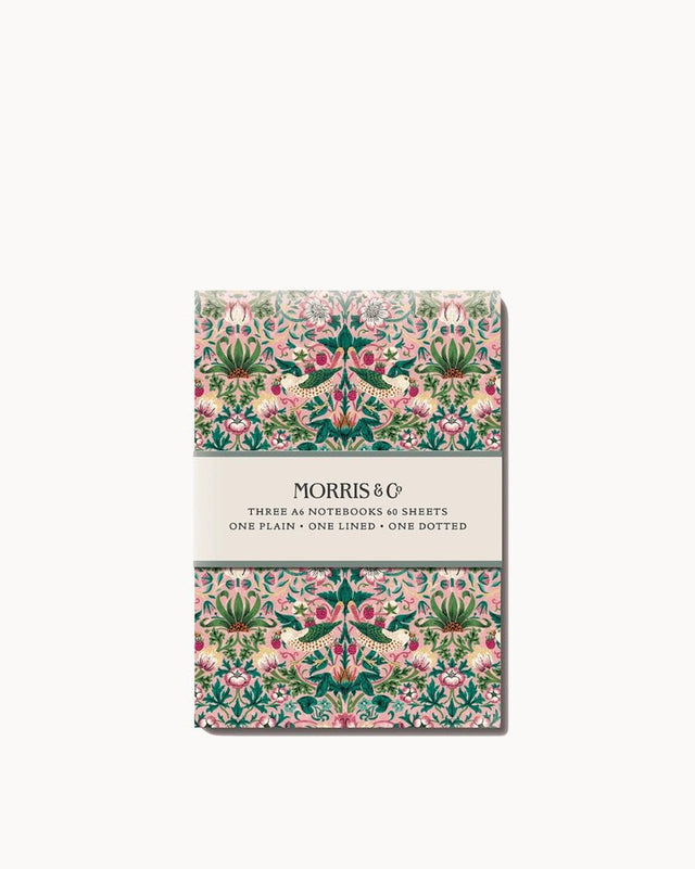 CHI - WMS0021 - Chic.mic, Notizbuch A6, 3er Set, William Morris