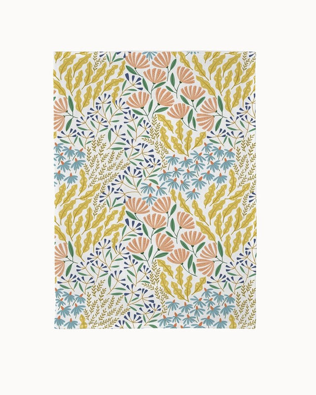 chi-OKT139 - Chic.mic, Organic kitchen towel "Flower Pattern"
