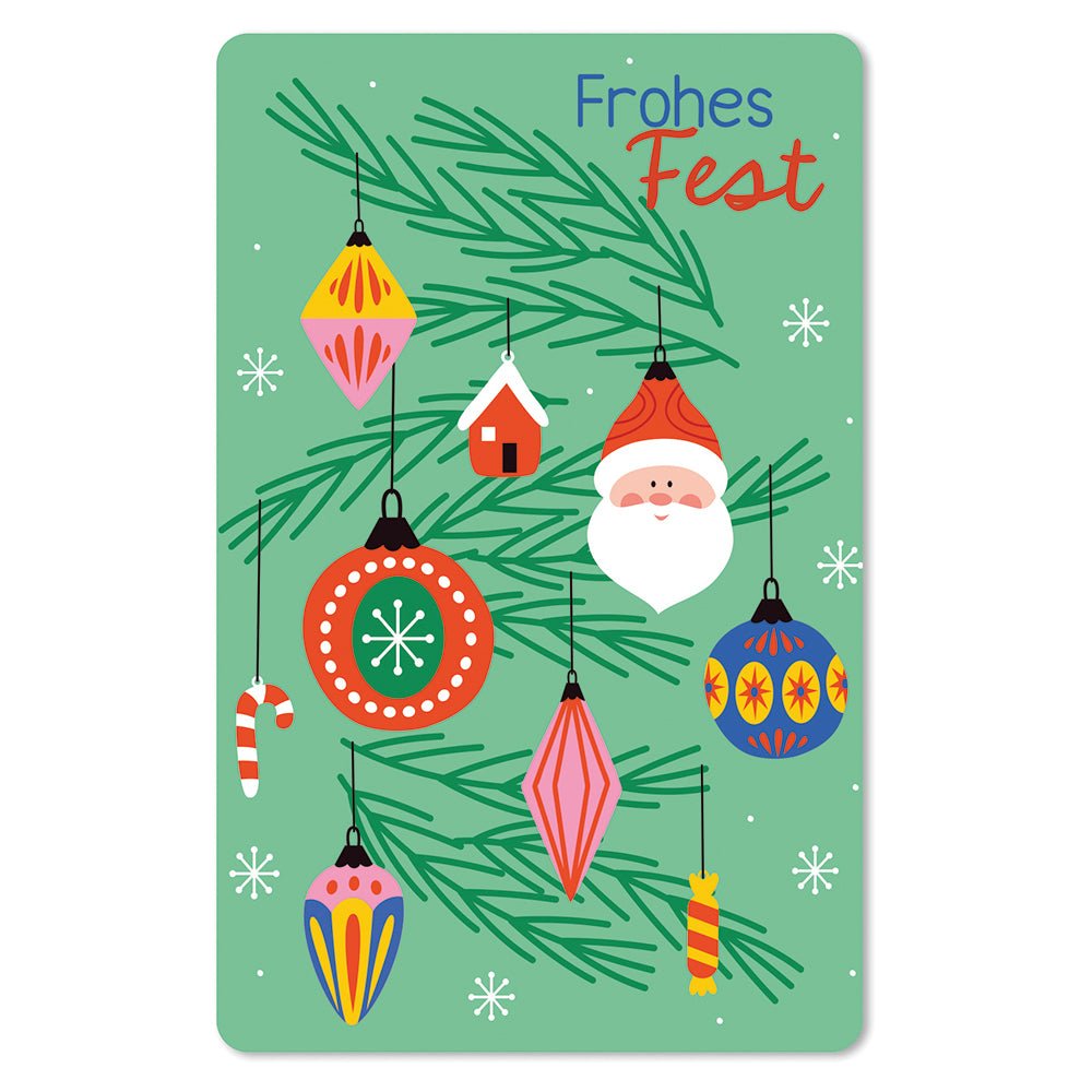 CHI-LC729 - Chic.mic, Postkarte "Baumschmuck"