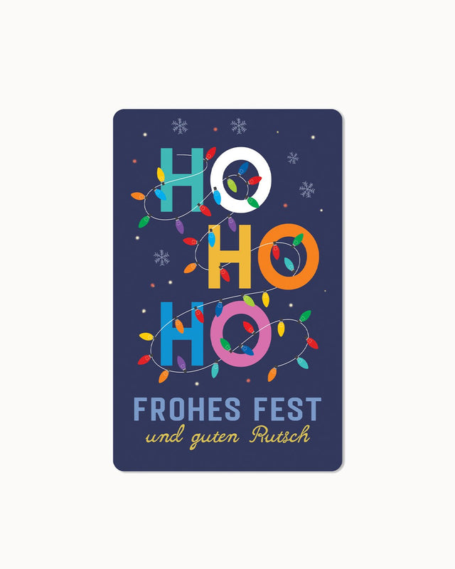 CHI-LC711 - Chic.mic, Postkarte "Ho ho ho"