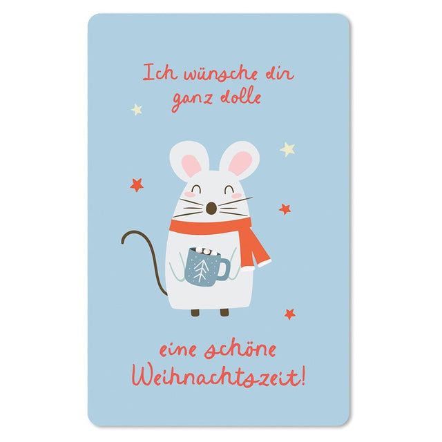 CHI-LC723 - Chic.mic, Postkarte "Schöne Weihnachtszeit"
