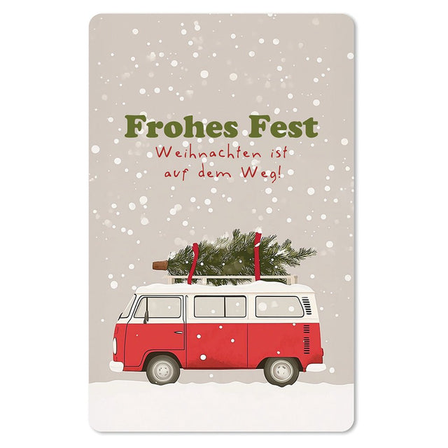 CHI-LC718 - Chic.mic, Postkarte "Weihnachten ist auf dem Weg"