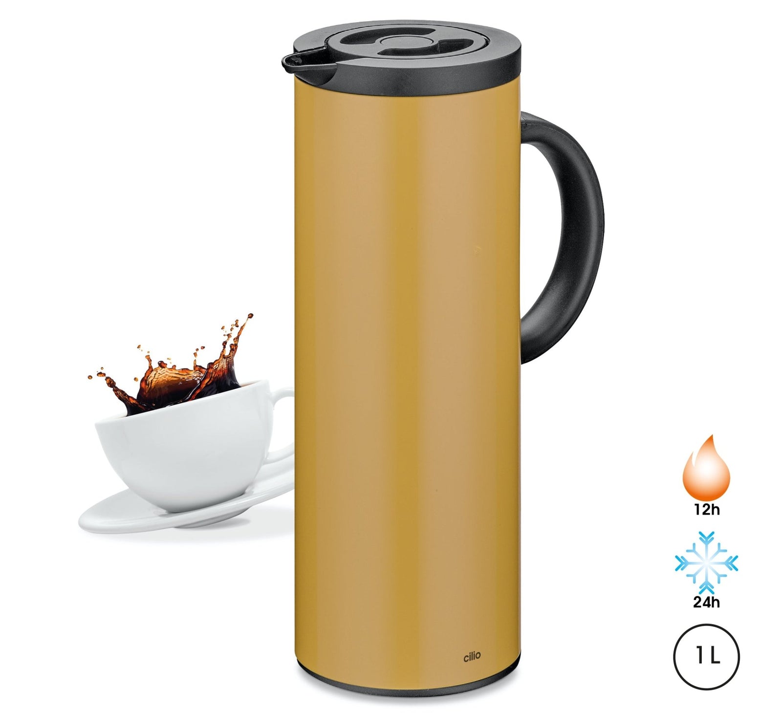 KPR-544961 - Cilio, termoska „Firenze“, barva písek