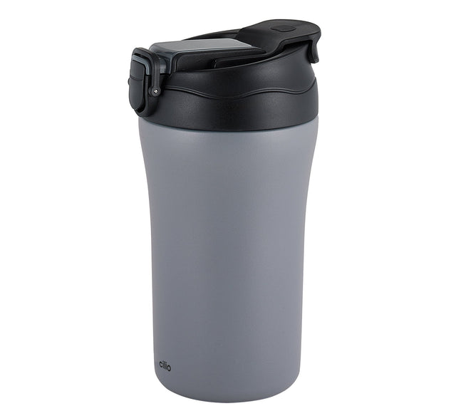 CIL-546484 - Cilio, Isoliertrinkbecher Dopppio, 400ml grigio