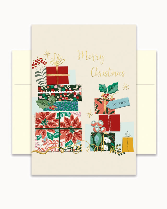 Chic.mic, Doppelkarte mit Umschlag "Merry christmas to you"